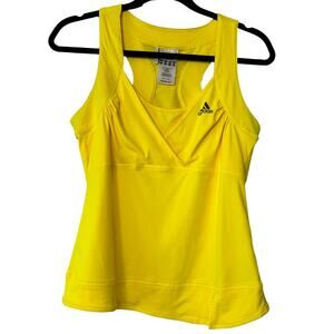 Adidas Yellow Yellow Racerback Tank | Womens Size M Climacool Workout Top